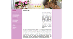 Desktop Screenshot of hochzeit-abc.com